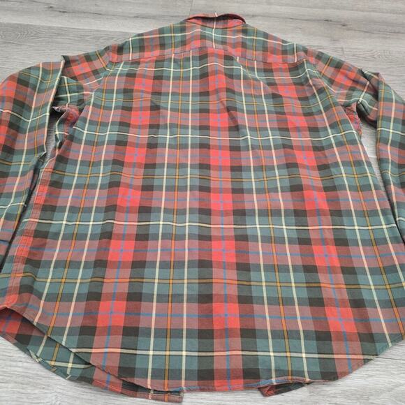 VTG Polo Ralph Lauren Plaid Shirt XL Safari Workwear Epaulets Utility Pockets - Picture 6 of 7